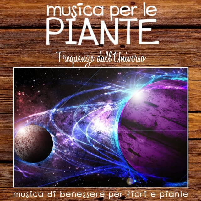 Music print | Plantasia - Musica per le piante: frequenze dall'universo (Musica di benessere per fiori e piante) poster connecté