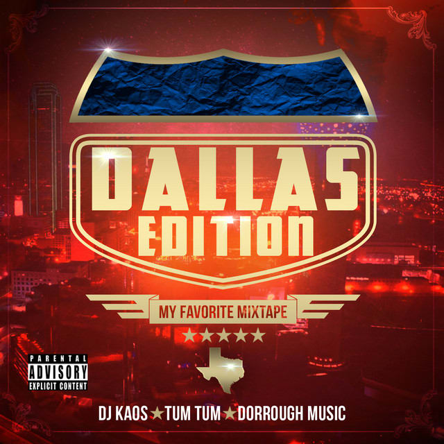 Music print | Dj Kaos & Dorrough Music & Tum Tum - My Favorite Mixtape: Dallas Edition poster connecté