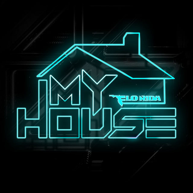Music print | Flo Rida - My House poster connecté