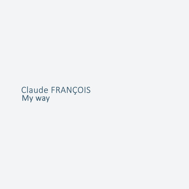 Music print | Claude François - My Way poster connecté