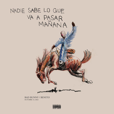 Music print | Bad Bunny - nadie sabe lo que va a pasar mañana
