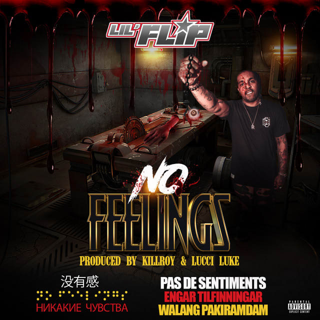 Music print | Lil' Flip - No Feelings poster connecté