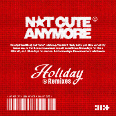 Music print | ILLIT - NOT CUTE ANYMORE (Holiday Remixes)