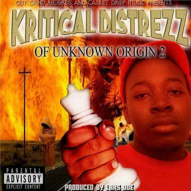 Music print | Crime Boss & Kritical Distrezz - Of Unknown Origin 2 poster connecté
