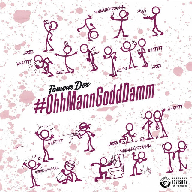 Music print | Famous Dex - OhhMannGoddDamm poster connecté