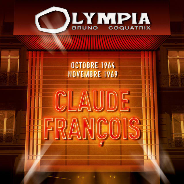 Music print | Claude François - Olympia 1964 & 1969 poster connecté