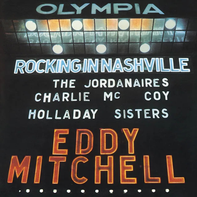 Music print | Eddy Mitchell - Olympia 75 poster connecté