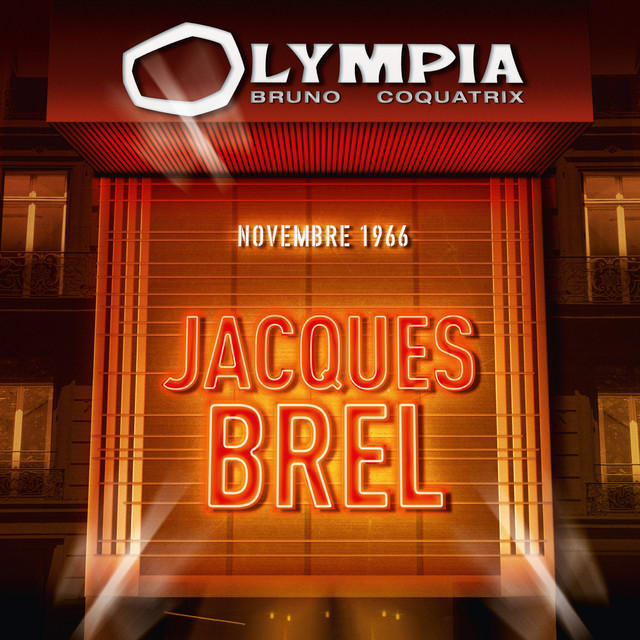 Music print | Jacques Brel - Olympia Novembre 1966 (Live) poster connecté