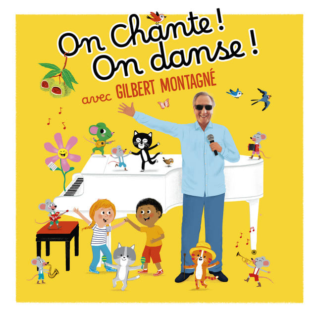 Music print | Gilbert Montagné - On chante ! On danse ! avec Gilbert Montagné poster connecté