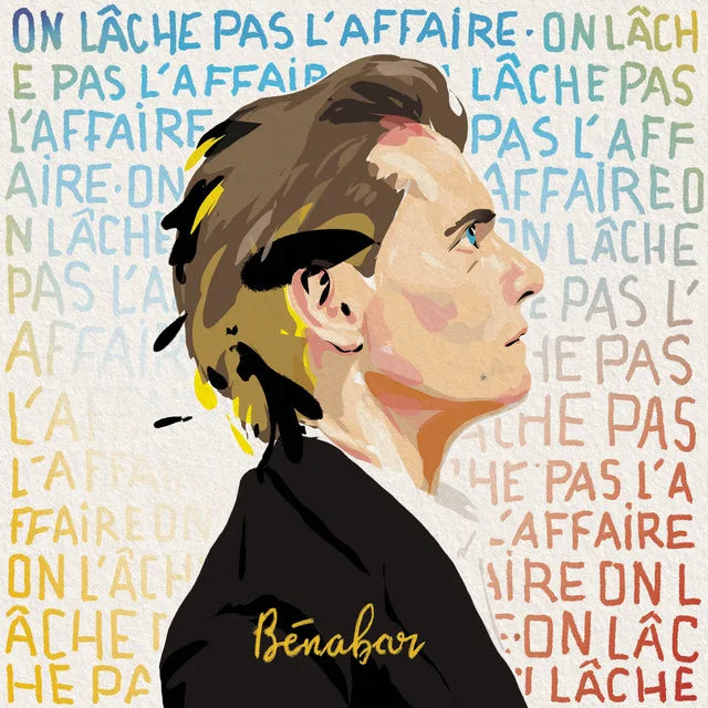 Music print | Bénabar - On lâche pas l'affaire poster connecté