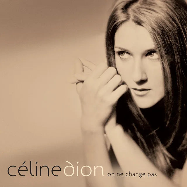 Music print | Céline Dion - On ne change pas poster connecté