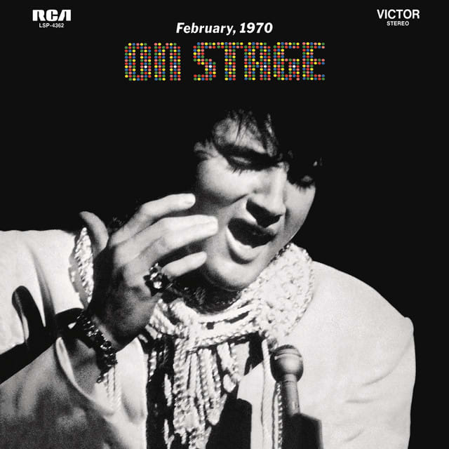 Music print | Elvis Presley - On Stage (Live) poster connecté