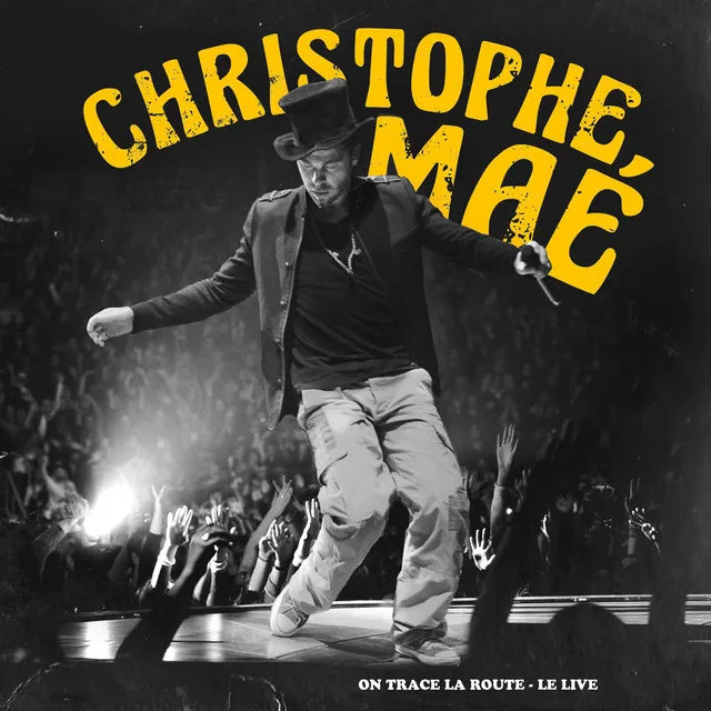 Music print | Christophe Maé - On Trace La Route - Le Live poster connecté