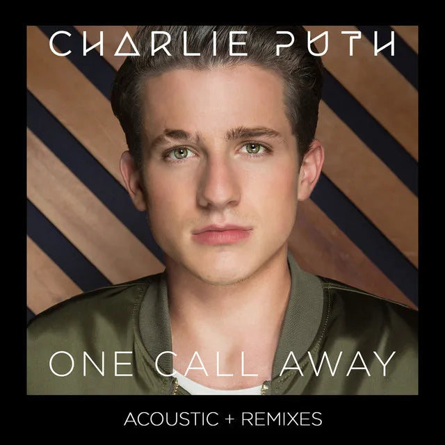 Music print | Charlie Puth & Lash & Tyga - One Call Away (Acoustic + Remixes) poster connecté