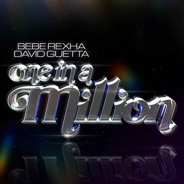 Music print | Bebe Rexha & David Guetta - One in a Million (Sped Up/Slowed Down) poster connecté