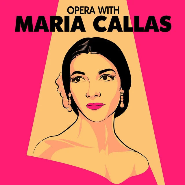 Music print | Maria Callas - Opera with Maria Callas poster connecté