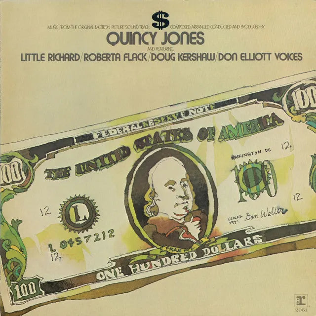 Music print | Quincy Jones - $ (Original Motion Picture Soundtrack) poster connecté