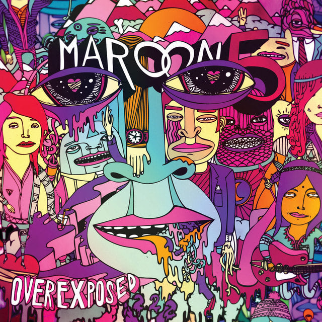 Music print | Maroon 5 - Overexposed poster connecté