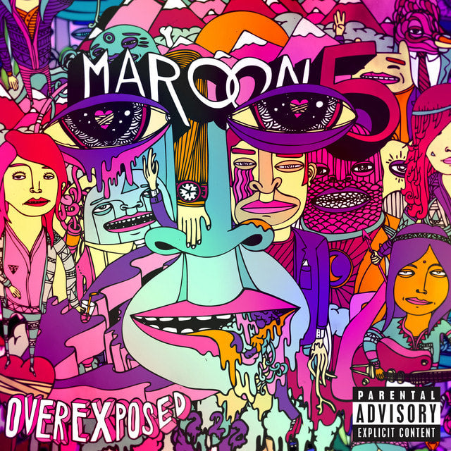 Music print | Maroon 5 - Overexposed Track By Track poster connecté