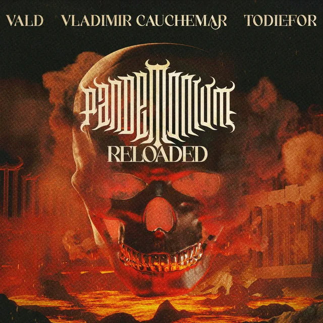 Music print | Vald & Vladimir Cauchemar & Todiefor - PANDEMONIUM RELOADED poster connecté