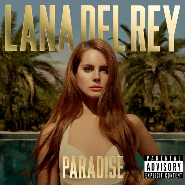Affiche de l'album Paradise de Lana Del Rey, poster connecté NFC 30 × 30 cm