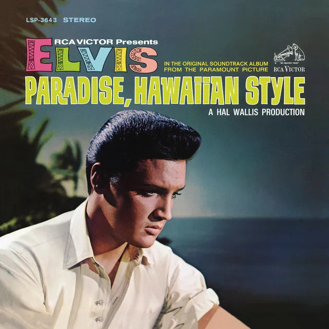 Music print | Elvis Presley - Paradise, Hawaiian Style poster connecté