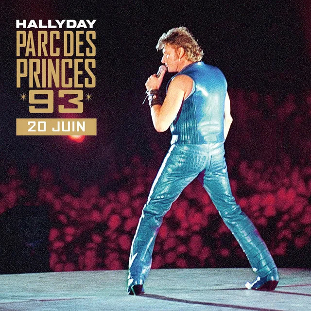 Music print | Johnny Hallyday - Parc des Princes 93 (Live / Dimanche 20 juin 1993) poster connecté
