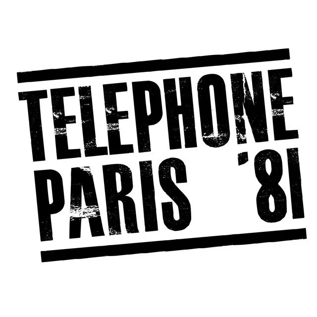 Music print | Téléphone - Paris '81 (Live ; Remasterisé en 2015) poster connecté
