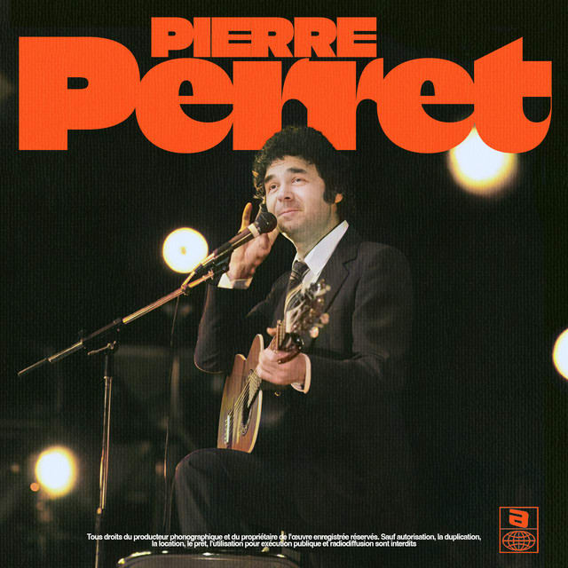 Music print | Pierre Perret - Pierre Perret / J'attends Adèle poster connecté