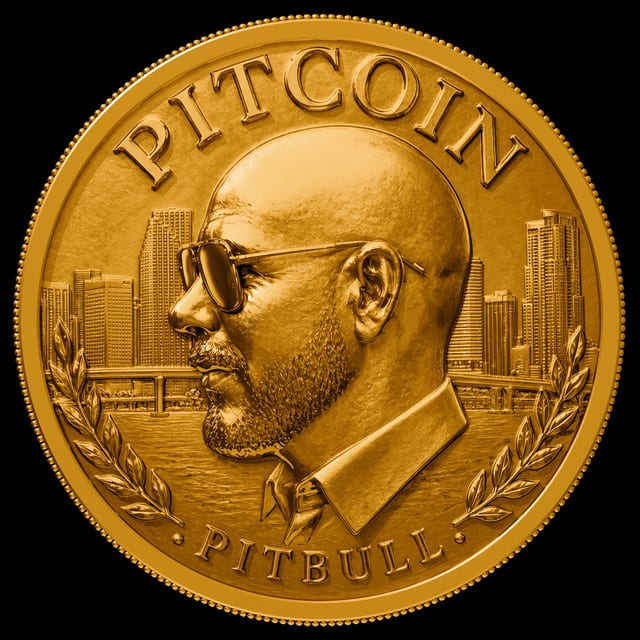 Music print | Pitbull - PITCOIN poster connecté