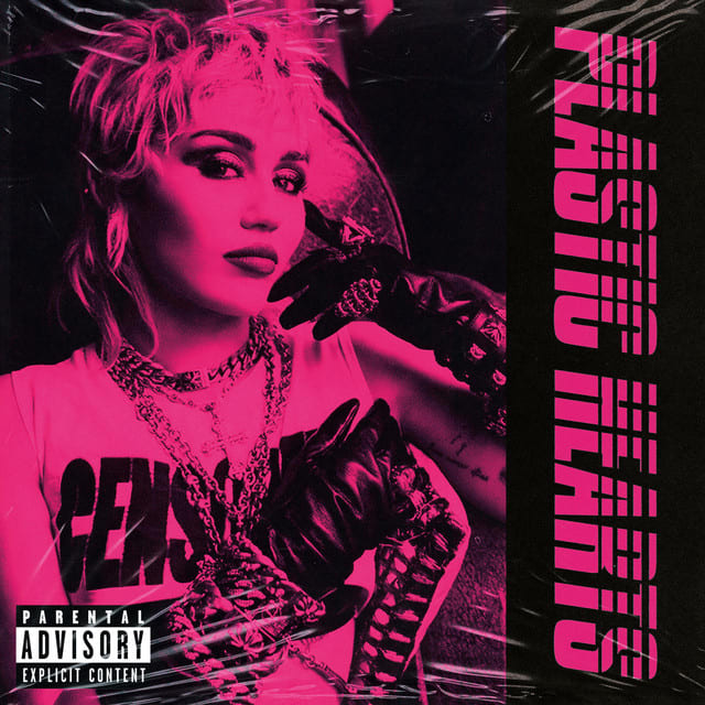 Music print | Miley Cyrus - Plastic Hearts poster connecté