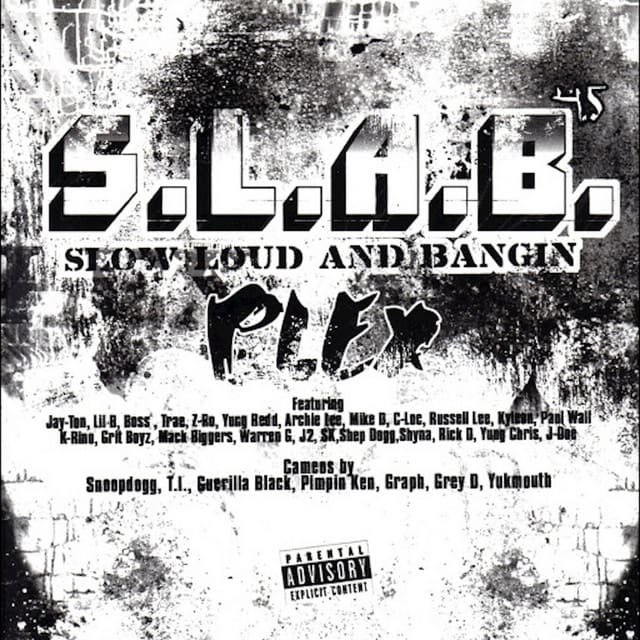 Music print | Trae Tha Truth - Plex, Vol. 4.5 (S.L.A.B.ed) poster connecté
