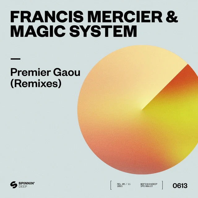 Music print | Francis Mercier & Magic System - Premier Gaou (Remixes) poster connecté