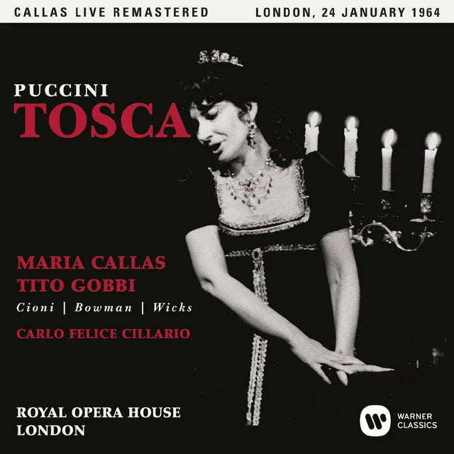 Music print | Giacomo Puccini & Maria Callas - Puccini: Tosca (1964 - London) - Callas Live Remastered poster connecté