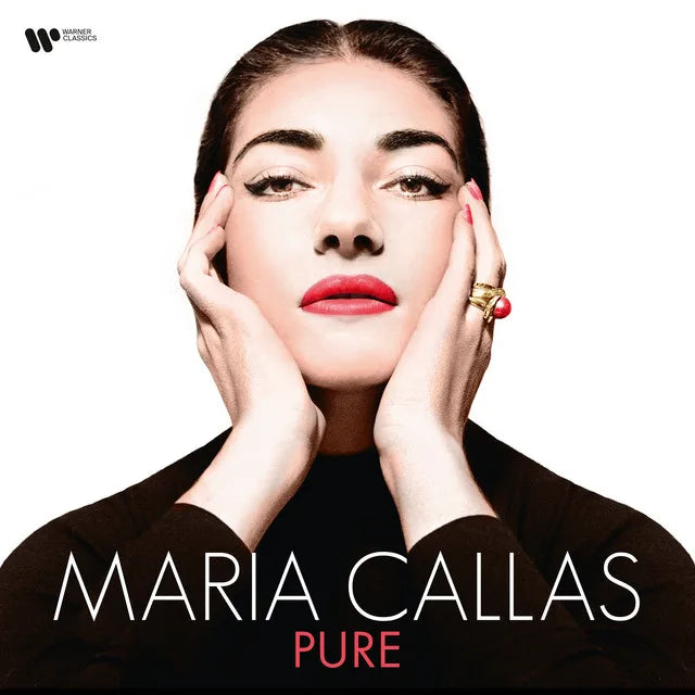 Music print | Maria Callas & Charles Gounod & Christoph Willibald Gluck & Gaetano Donizetti & Georges Bizet & Giacomo Puccini & Gioachino Rossini & Giuseppe Verdi & Jules Massenet & Vincenzo Bellini - Pure - Maria Callas (Deluxe) poster connecté