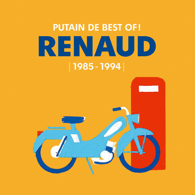 Music print | Renaud - Putain de Best Of ! (1985 - 1994) poster connecté