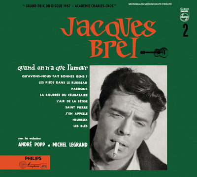 Music print | Jacques Brel - Quand On N'A Que L'Amour