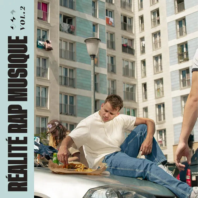 Affiche de l'album Réalité Rap Musique, Vol. 2 de BEN plg, poster connecté NFC 30 × 30 cm