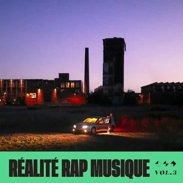 Affiche de l'album Réalité Rap Musique, Vol. 3 de BEN plg, poster connecté NFC 30 × 30 cm