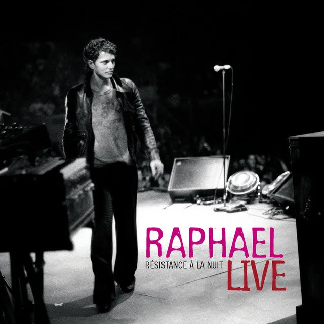 Music print | Raphaël - Résistance À La Nuit poster connecté