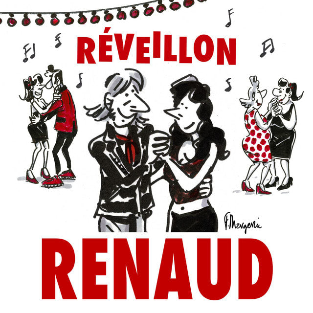 Music print | Renaud - Réveillon poster connecté