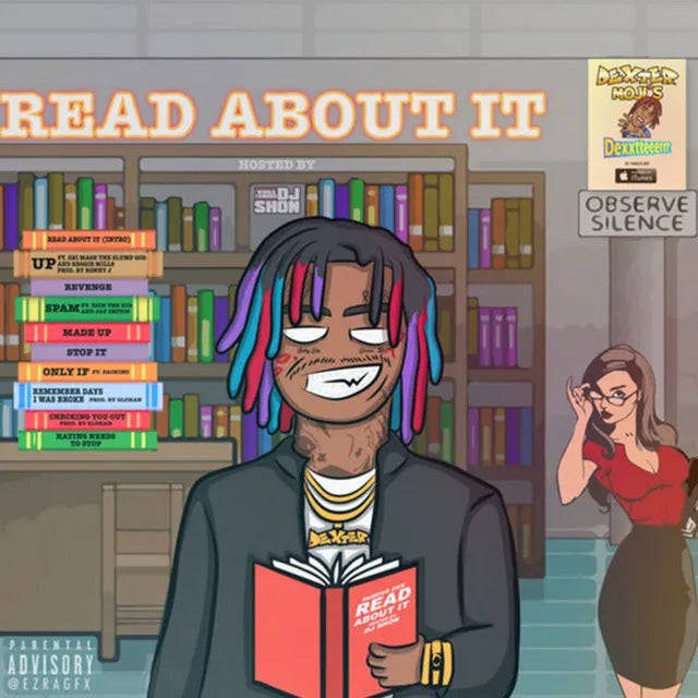 Music print | Famous Dex - Read About It poster connecté