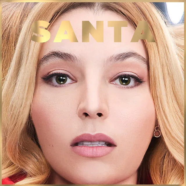 Music print | SANTA - RECOMMENCE-MOI (Édition OR) poster connecté