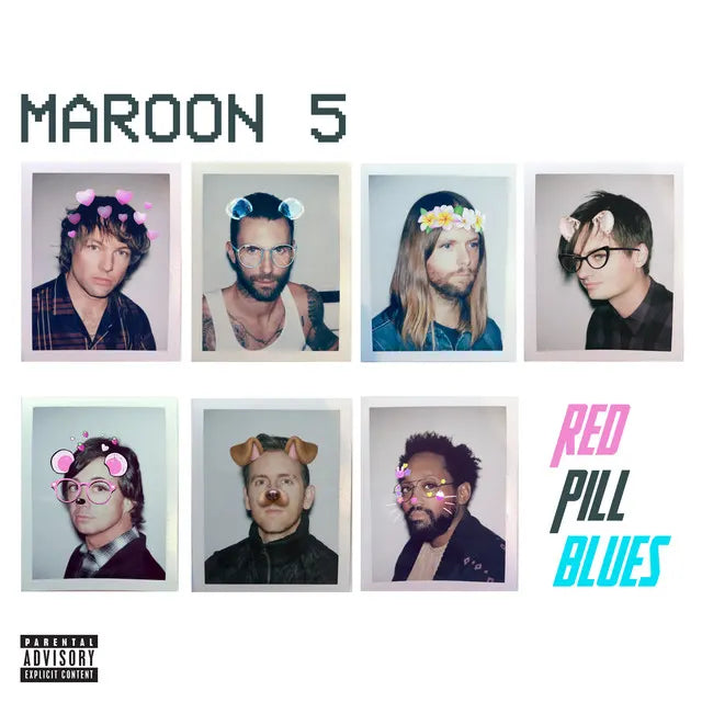 Music print | Maroon 5 - Red Pill Blues (Deluxe) poster connecté