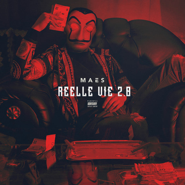 Music print | Maes - Réelle vie 2.0 poster connecté