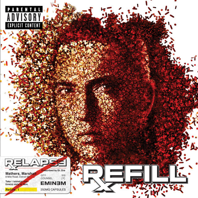 Music print | Eminem - Relapse: Refill poster connecté