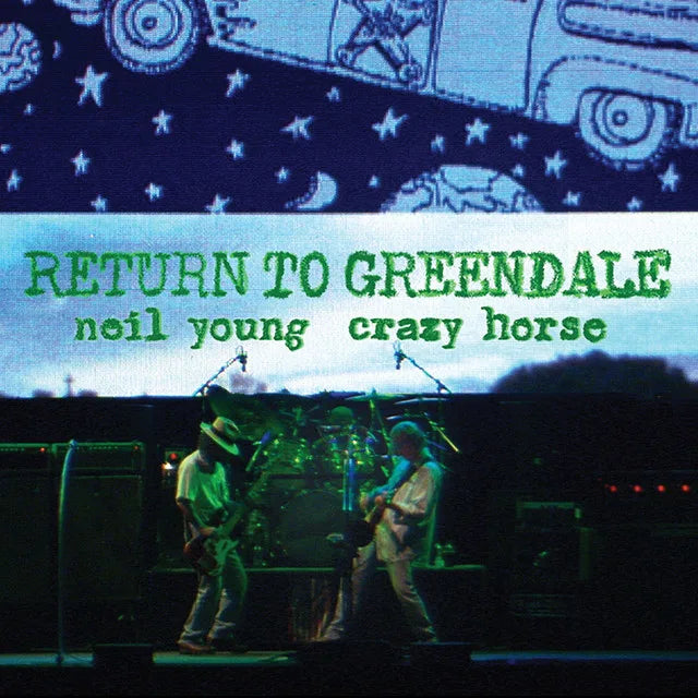 Music print | Neil Young & Crazy Horse - Return To Greendale (Live) poster connecté