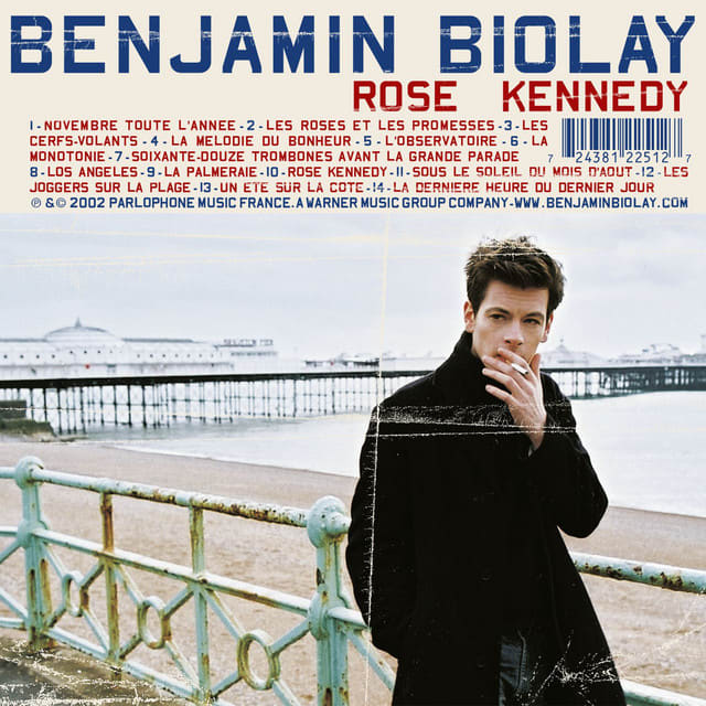 Music print | Benjamin Biolay - rose kennedy poster connecté