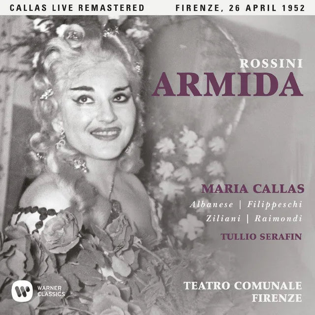Music print | Gioachino Rossini & Maria Callas - Rossini: Armida (1952 - Florence) - Callas Live Remastered poster connecté