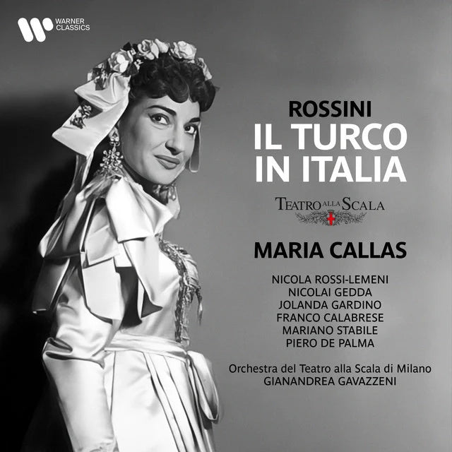 Music print | Gioachino Rossini & Maria Callas & Nicola Rossi-Lemeni & Orchestra Del Teatro Alla Scala, Milano & Gianandrea Gavazzeni - Rossini: Il turco in Italia poster connecté